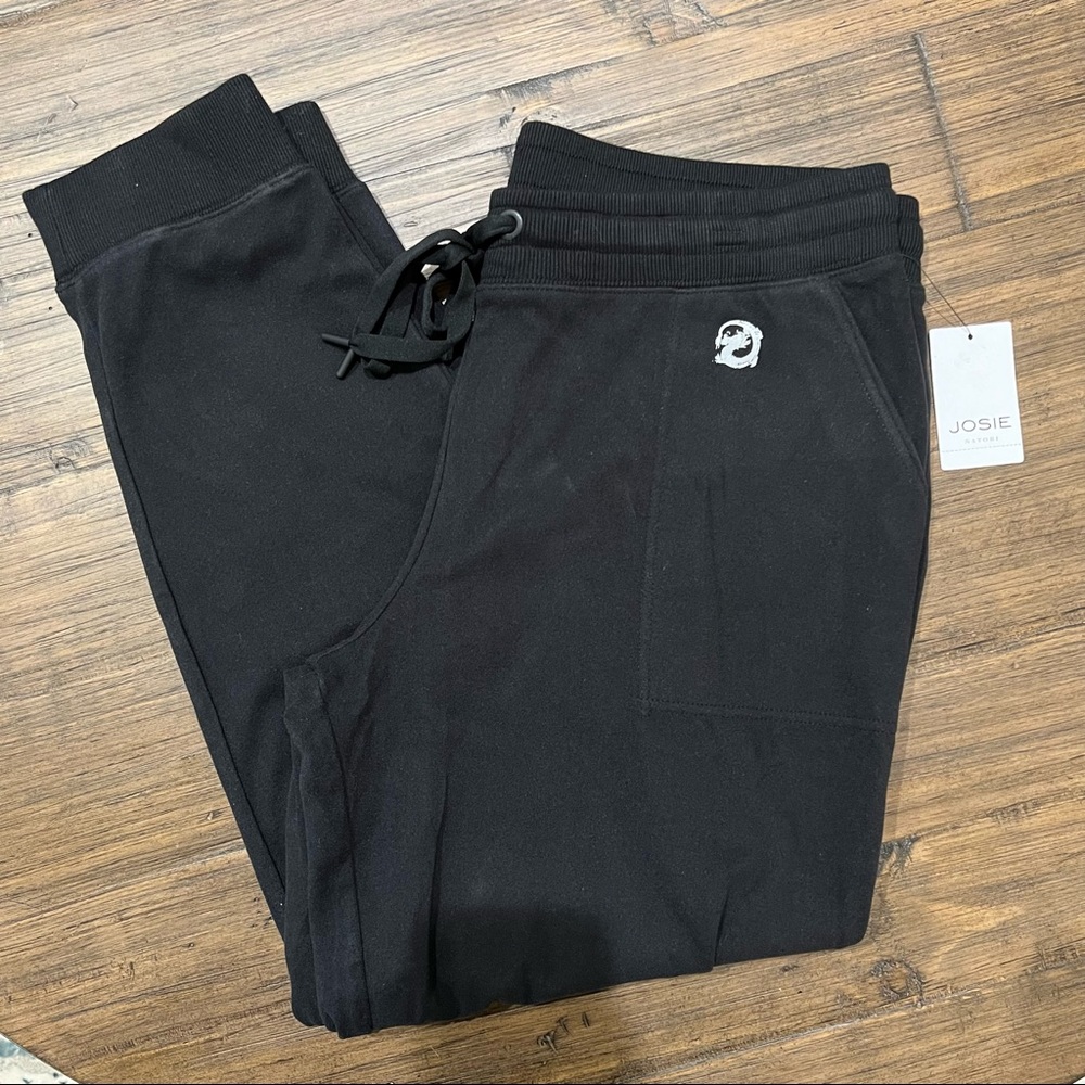 Josie Natori sweatpant pull string joggers